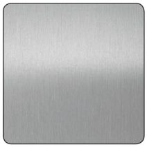 tôle alu anodisé argent brossé 250x500