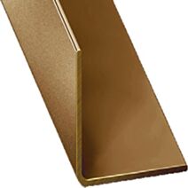 Cornière PVC 20x20mm 2m Marron Glacé