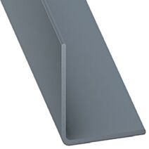 Cornière PVC 20x20mm 2m Gris Titane