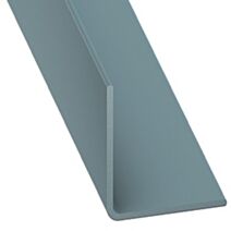 Cornière PVC 20x20mm 2m Gris Bleuté