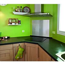 Tôle crédence anod. Brossé 600x700mm - CQFD