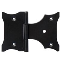 Charnière broche sertie 55 x 75 x 93 mm noir - CQFD