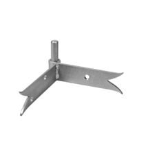 Gond d'angl. queue carpe d14x145mm zing.