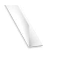 Cornière Inégale PVC 40x10mm 2m Blanc