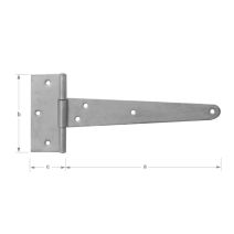 Penture anglaise 500 x 2,5 mm zingué - CQFD
