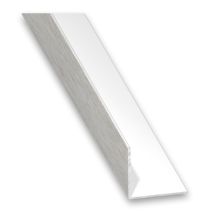 Profilé cornière aluminium anodisé brossé 10x10x1mm-2,50m 