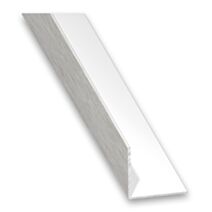 Profilé cornière aluminium anodisé brossé 10x10x1mm-2,50m