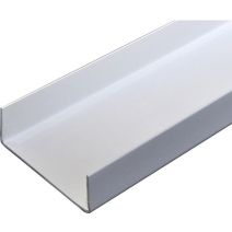 Nez de Cloison PVC 20x74x20mm 2,60m Blanc 