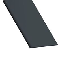 Plat PVC 50x2mm 2,60m Gris