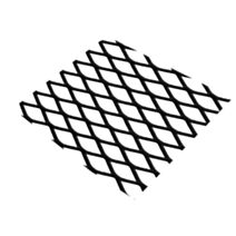 Métal déployé alu anodisé 22 x 10 x 2,2 500 x 250 mm - CQFD