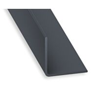 Cornière PVC anthracite 15 x 15 mm 2,6m - CQFD