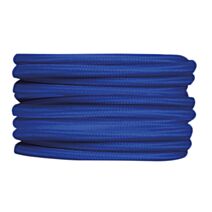 Câble tissu bleu roi 3m - TIBELEC 