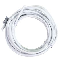 Câble plastique plat 3m blanc