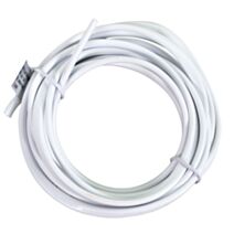 Câble plastique plat 3m blanc