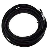 Câble plastique plat 3m noir