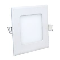 Spot LED à encastrer 4W blanc carré 85mm 110lm