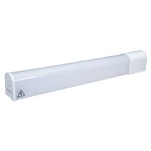Applique led 9w 920lm+prise ip44 blanc
