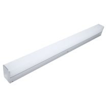Applique led 15w 1170lm ip44 argent
