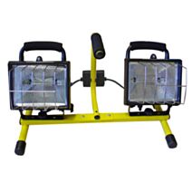 double projecteur de chantier éco-halogène à grille 400w - TIBELEC
