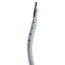 Gaine cache fils pour rangement câbles 2 m 50 - TIBELEC