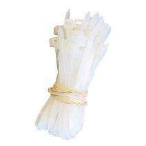 100 colliers de câblage 250x4.8mm blanc