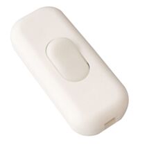 Interrupteur unipolaire à bascule blanc luminescent - TIBELEC