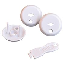 3 Cache-prises à Broches ø4mm - TIBELEC