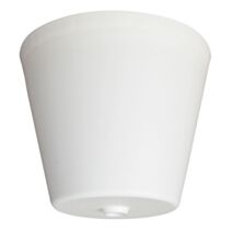 Pavillon plastique blanc conique - TIBELEC