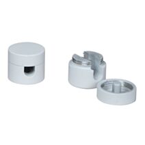 Lot de 2 passes câbles blanc - TIBELEC