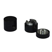 Lot de 2 passe-câbles noir - TIBELEC