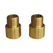 2 raccords laiton mâle/femelle - TIBELEC