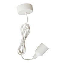 monture silicone blanche douille e27 - TIBELEC