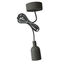 monture silicone grise douille e27 - TIBELEC