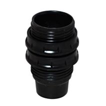 Douille E14 filetée noir - TIBELEC