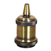 Douille E27 métal bronze - TIBELEC