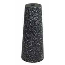 Douille E27 avec cache-douille béton noir et blanc