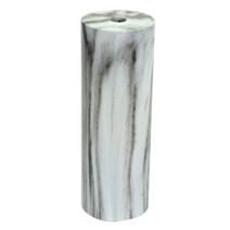 Douille E27 effet marbre blanc