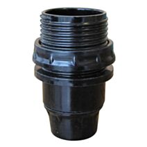 TIBELEC Douille E14 demi filetée noir