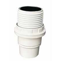 TIBELEC Douille E14 demi-filetée blanc