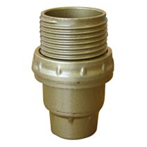 Douille E14 en bakélite isolée demi-filetée or - TIBELEC