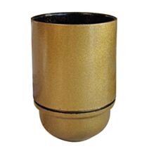 douille e27 bakélite lisse or - TIBELEC