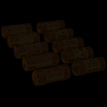 10 fusibles cylindre 10,3x25,8mm 16a. - TIBELEC