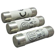 3 fusibles cylindre 8,5x31,5mm 16a. - TIBELEC