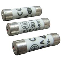 3 fusibles cylindre 8,5x31,5mm 20a - TIBELEC