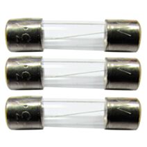 3 fusibles verre 5x20mm 3,15a. - TIBELEC