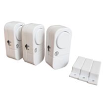 3 mini-alarmes sans fil pour détection d'ouverture - TIBELEC