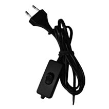 Cordon + interrupteur noir - TIBELEC