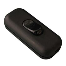 Interrupteur unipolaire à bascule noir - TIBELEC