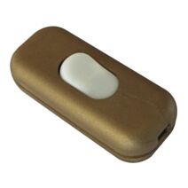 Interrupteur unipolaire à bascule or luminescent - TIBELEC