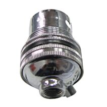 douille b22 acier chromé + bague de fixation - TIBELEC